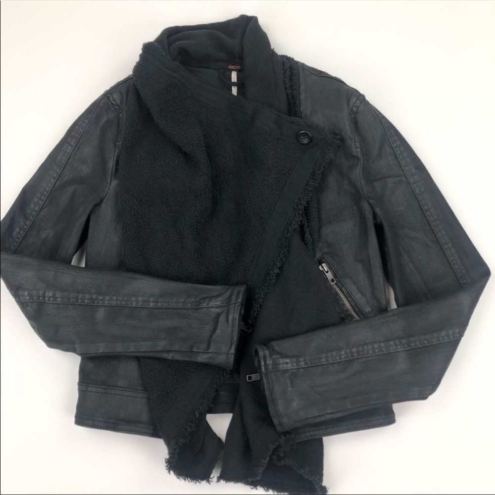 Free People moto jacket